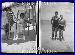 1920s Lot 125 Film Negs CRUISE HAVANA CUBA Playa Marianao Casino Bathing Beach