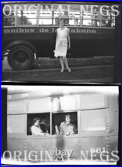 1920s Lot 125 Film Negs CRUISE HAVANA CUBA Playa Marianao Casino Bathing Beach