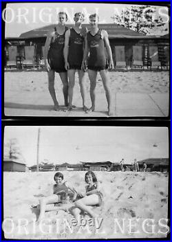 1920s Lot 125 Film Negs CRUISE HAVANA CUBA Playa Marianao Casino Bathing Beach