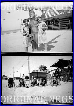 1920s Lot 125 Film Negs CRUISE HAVANA CUBA Playa Marianao Casino Bathing Beach