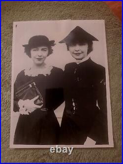 1930s Lillian And Dorothy Gish Silent Film Actress Photo New York City Hollywood