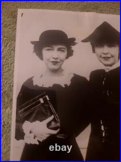 1930s Lillian And Dorothy Gish Silent Film Actress Photo New York City Hollywood