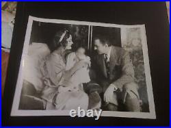 1932 John Barrymore Delores Costello Baby Boy Photo Hollywood Movie Legends Film