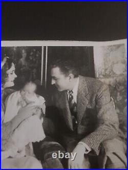 1932 John Barrymore Delores Costello Baby Boy Photo Hollywood Movie Legends Film