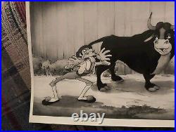 1938 Walt Disney Ferdinand The Bull Cartoon Movie Bullfighter Hollywood Film