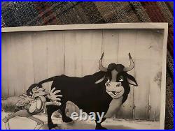 1938 Walt Disney Ferdinand The Bull Cartoon Movie Bullfighter Hollywood Film