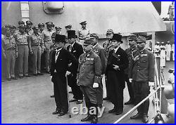 1945 Sept 2 Lot of 4 Rare B&W Film Negatives Japanese Surrender in Tokyo Bay