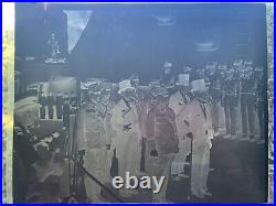 1945 Sept 2 Lot of 4 Rare B&W Film Negatives Japanese Surrender in Tokyo Bay