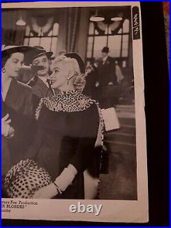 1953 Gentlemen Prefer Blondes Hollywood Movie Marilyn Monroe Jane Russell Photo