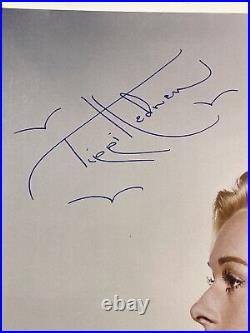 1963 Tippi Hedren The Birds Signed 16x20 B&W Photo JSA Certified