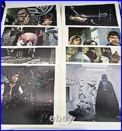 1977 Set of 15 Star Wars 8.5 x 11 Movie Still Images In Color & Black & White