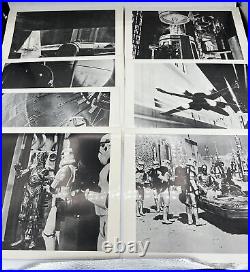 1977 Set of 15 Star Wars 8.5 x 11 Movie Still Images In Color & Black & White