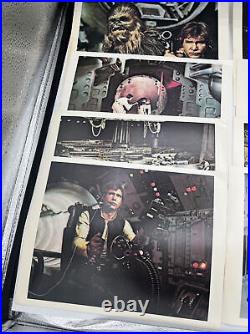 1977 Set of 15 Star Wars 8.5 x 11 Movie Still Images In Color & Black & White