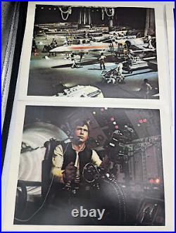 1977 Set of 15 Star Wars 8.5 x 11 Movie Still Images In Color & Black & White