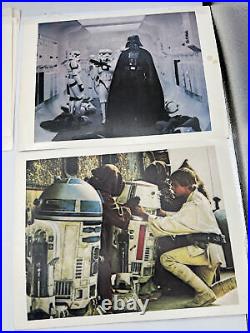 1977 Set of 15 Star Wars 8.5 x 11 Movie Still Images In Color & Black & White