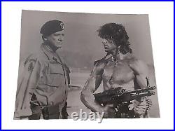 1985 Sylvester Stallone Rambo 2 Photo Rocky Hollywood Movie Star Action Hero USA