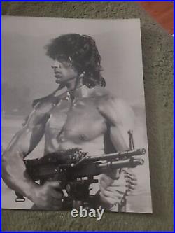 1985 Sylvester Stallone Rambo 2 Photo Rocky Hollywood Movie Star Action Hero USA