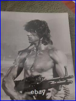 1985 Sylvester Stallone Rambo 2 Photo Rocky Hollywood Movie Star Action Hero USA