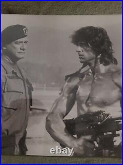 1985 Sylvester Stallone Rambo 2 Photo Rocky Hollywood Movie Star Action Hero USA