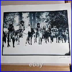 1995 Movie Wild Bills on set photo Print by famous photographer Sam Emerson