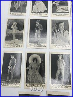 23 Antique Kings & Queens Of The Movie Promo Cards Orange-Crush Charlie Chaplin