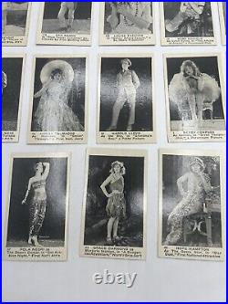 23 Antique Kings & Queens Of The Movie Promo Cards Orange-Crush Charlie Chaplin