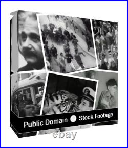 4in1 Public Domain Combo Sale Movies, Rare Stock Footage and TV Commercials