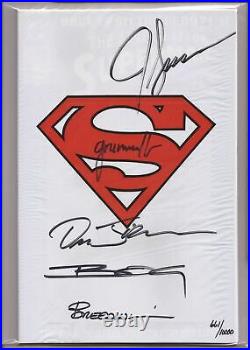 ADVENTURES OF SUPERMAN #500 Signed 5X SEALED WHITE POLY EDITION WithDF COA