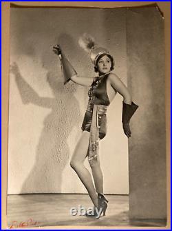 Actress film star leggy dancer risqué costumed pinup photo sexy CHILI BOUCHIER