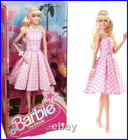 BARBIE THE MOVIE Pink Gingham Dress MARGOT ROBBIE Collectible Doll 2023 IN HAND