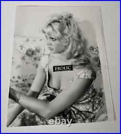 BRIGITTE BARDOT 1958 Original photo Venice Film Festival by Giancolombo credits