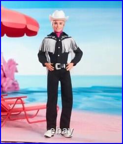 Barbie The Movie Collectable Ken Doll Black and White Western Outfit BNIB