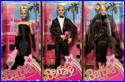 Barbie The Movie Doll Collection Lot Of 3 Iconic Dress Margot Robbie