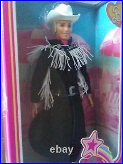 Barbie the Movie Collectible Ken Doll in Black And White Western Outfit