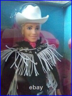 Barbie the Movie Collectible Ken Doll in Black And White Western Outfit