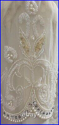 Bella Diosa Collection Ivory Vintage Wedding Dress 1920's 1930's Style