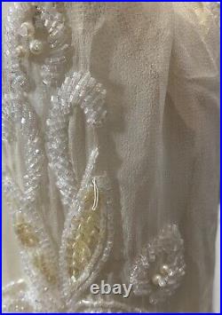 Bella Diosa Collection Ivory Vintage Wedding Dress 1920's 1930's Style