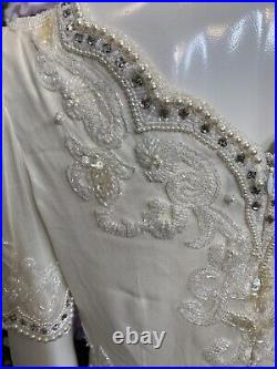 Bella Diosa Collection Ivory Vintage Wedding Dress 1920's 1930's Style