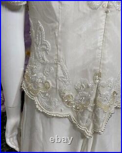 Bella Diosa Collection Ivory Vintage Wedding Dress 1920's 1930's Style