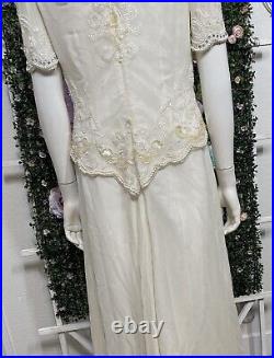 Bella Diosa Collection Ivory Vintage Wedding Dress 1920's 1930's Style