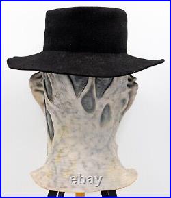 Black & White Foam Freddy Krueger Mask Head Movie Prop (One of a Kind)