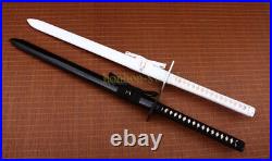 Black and White set Japanese Ninja Sword T10 Clay Tempered Ninjato from SK Movie