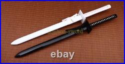 Black and White set Japanese Ninja Sword T10 Clay Tempered Ninjato from SK Movie