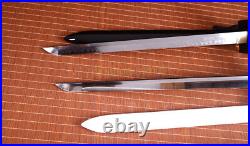 Black and White set Japanese Ninja Sword T10 Clay Tempered Ninjato from SK Movie