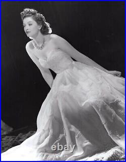 C1940 Myrna Loy Silk Gown Glamour I Love You Again Laszlo Willinger 11x14 Photo