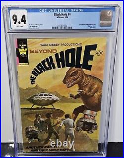 CGC 9.4 THE BLACK HOLE #4 1980 RARE WHITMAN only DISTRIBUTED WHITE PAGES