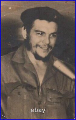 CUBA CUBAN REBEL ERNESTO CHE GUEVARA REVOLUTION MOMENT 1959 ORIG Photo 599