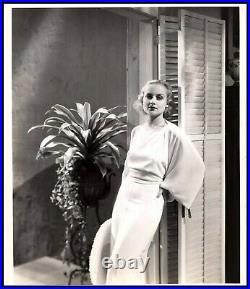 Carole Lombard ALLURING POSE White Woman (1933) GLAMOUR SEDUCTIVE ORIG Photo 466