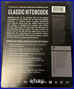 Classic Hitchcock The Criterion Collection Blu-Ray Box Set OOP RARE Box Set