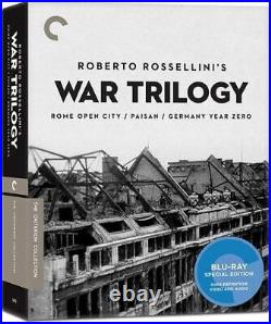 Criterion Coll Roberto Rossellini's War Trilogy New Bluray